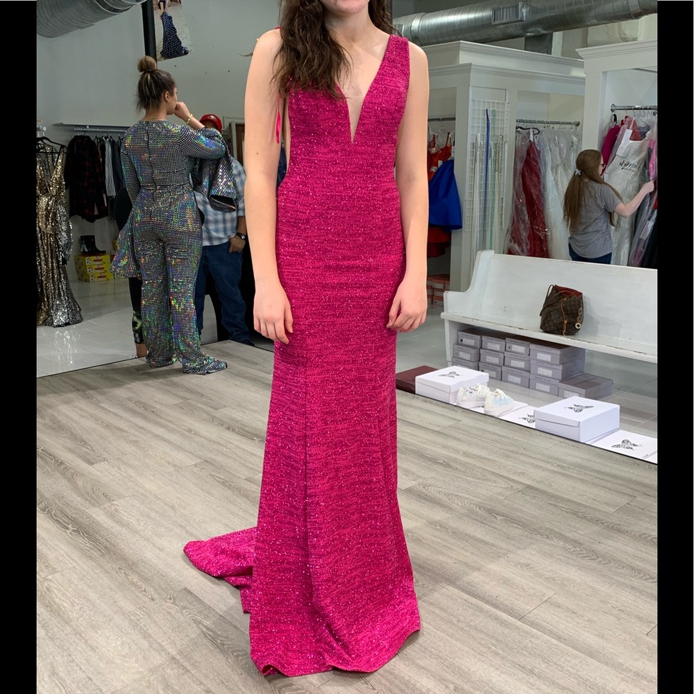 Jovani pageant prom dress like new size 0